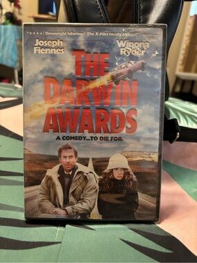 The Darwin Awards DVD - Red Title, Blue Sky Cover